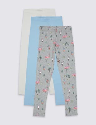 3 Pack Leggings with StayNEW&trade; &#40;3-14 Years&#41;